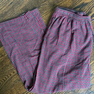 Polo Ralph Lauren Red and Green Plaid Sleepwear